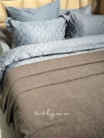 Махрове простирадло-покривало Gulcan Lovely brown євро 200X220 бавовна - Зображення 3