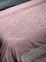 Махрове простирадло-покривало LuiSa Pink rose євро 200X220 бавовна - Зображення 3