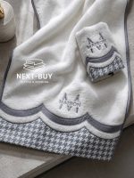 Набір рушників Maison Dor Lowes 3шт. махра сірий - Зображення 2