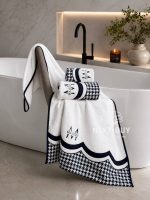 Набір рушників Maison Dor Lowes 3шт. махра синій - Зображення 9
