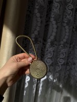 Магнит подхват для штор круглый, золотистый Турция — изображение 8