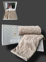 Diamond Sanda dark beige набір бавовняних рушників 2шт.