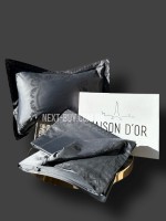 Постельное белье Maison D'or Tom Ross Grey&Black 200x220см бамбук жаккард — изображение 2