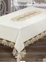 Оксамитова скатертина для столу Cinar 160х220 Туреччина