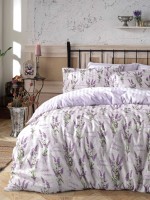 Maison D'or Lavander Lilac постільна білизна євро 200х220 сатин - Зображення 3