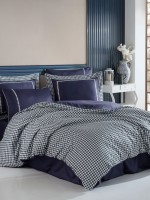 Maison D'or Lowes Navy постельное белье евро 200х220 сатин — изображение 2