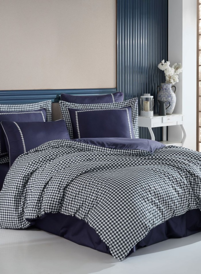Maison D'or Lowes Navy постельное белье евро 200х220 сатин — изображение 2