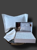 Постельное белье Maison D'or Annabella ecru 200x220см сатин жаккард — изображение 2