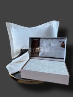 Постельное белье Maison D'or Annabella ecru 200x220см сатин жаккард — изображение 4