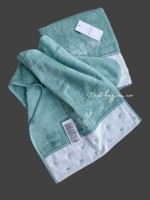 Maison D`or Lavoine Butterfly махровое полотенце 50х100 голубое