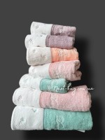 Maison D`or Lavoine Flowers махровий рушник 50х100 фіолетовий - Зображення 5
