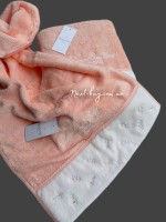 Maison D`or Lavoine Flowers махровий рушник для сауни 85х150 персиковий - Зображення 4