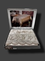 Скатерть для стола Sevgi с кружевом 160х220 Турция
