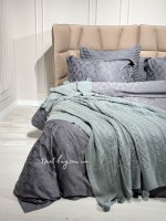 Diamond Mora green в'язаний плед 130х170 Туреччина - Зображення 3