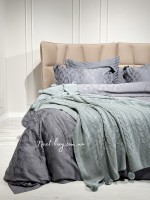 Diamond Mora green в'язаний плед 130х170 Туреччина - Зображення 5