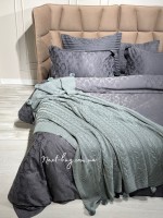 Diamond Mora green в'язаний плед 130х170 Туреччина