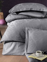 First choice Sofya Quicksilver постільна білизна сатин-жакард евро 200х220 - Зображення 2
