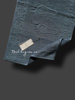 Натуральний килимок-рушник для ніг Maison D'or Steps blue