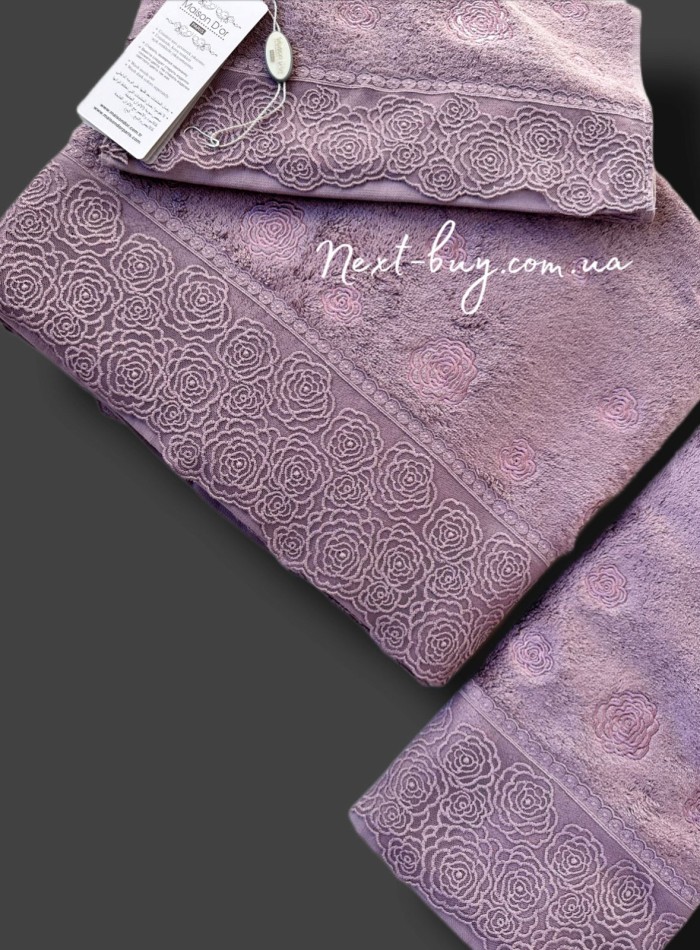 Набор бамбуковых полотенец Maison D'or Roesia Estee lilac — изображение 2