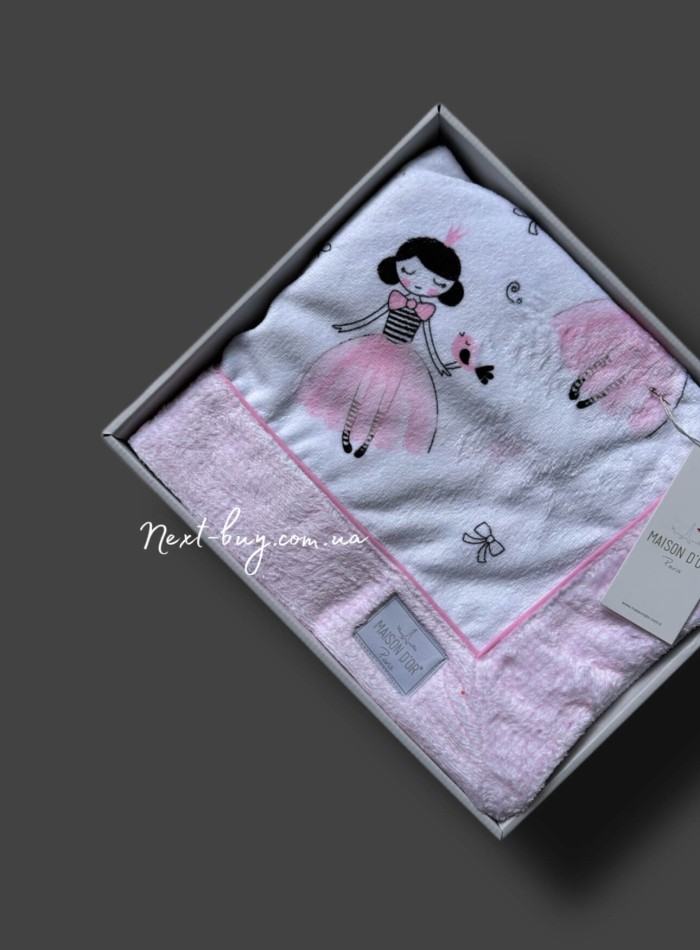 Дитячий плед Maison Dor Princess pinki 100х150 Туреччина - Зображення 4