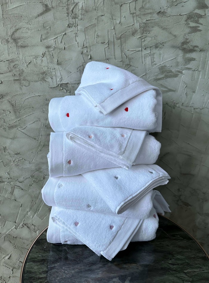Набір рушників Cestepe Love blue micro cotton - Зображення 4