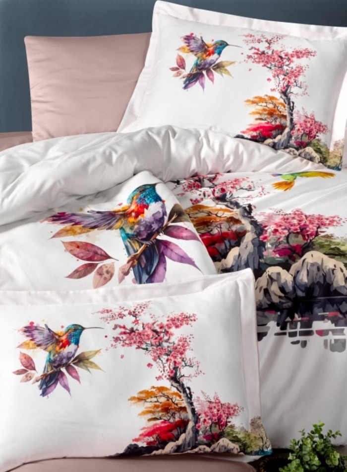 Постільна білизна First choice Ecora 3D Satin евро 200х220 - Зображення 2