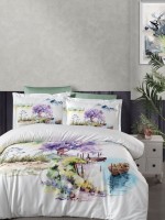 Постільна білизна First choice Rashan 3D Satin евро 200х220