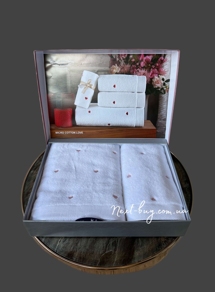 Набор полотенец Cestepe Love lila micro cotton — изображение 4