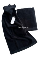 Maison D'or Artemis банний махровий рушник 85х150см black - Зображення 2