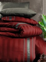 First choice Artwel Dark red deluxe сатин постельное белье евро 200х220 — изображение 2
