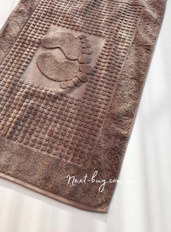 Натуральний килимок-рушник для ніг Febo Ayak paspas brown 50x70 - Зображення 3