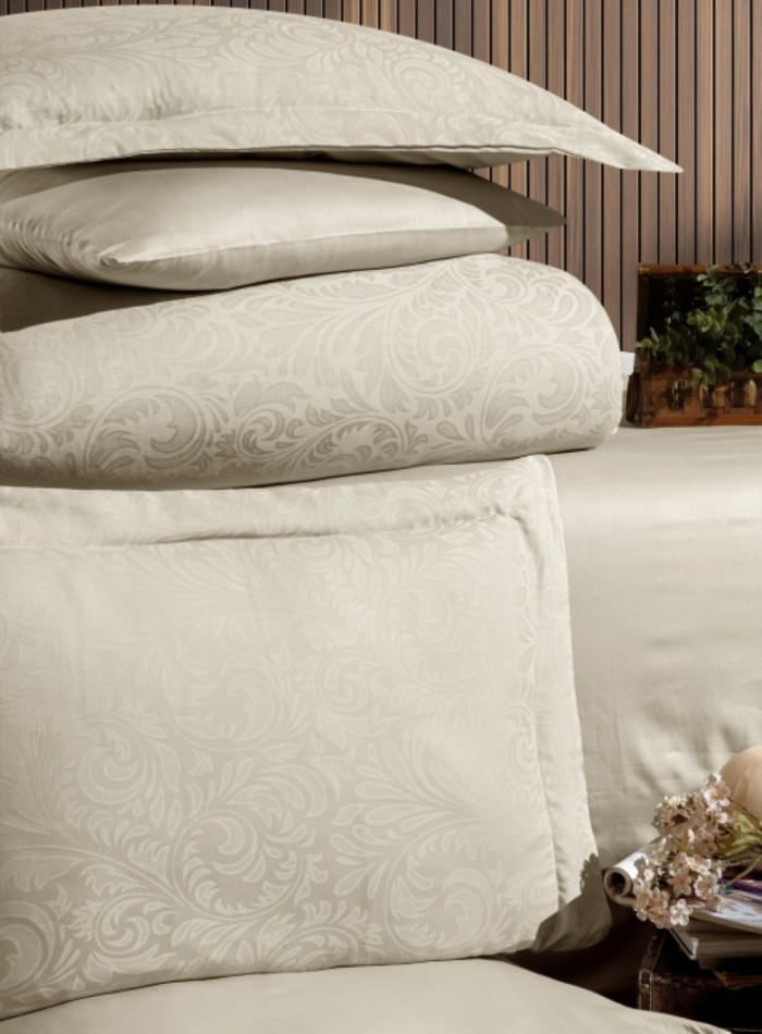 First choice Tecna Champagne постельное белье сатин-жаккард семейное 160х220(2) — изображение 2