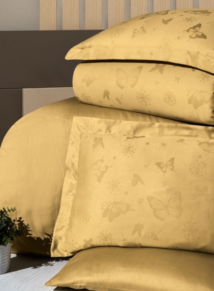 First choice Corina Ocher постельное белье сатин-жаккард семейное 160х220(2) — изображение 2