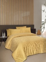 First choice Corina Ocher постельное белье сатин-жаккард семейное 160х220(2)