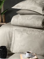 First choice Doreta Soil постельное белье сатин-жаккард полуторное 160х220 Турция — изображение 2
