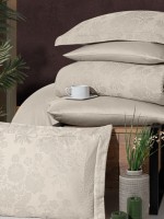 First Choice Herra Cappuccino постільна білизна сатин-жаккард євро 200х220 Туреччина - Зображення 2