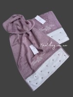 Maison D`or Lavoine Butterfly dark lilac махровий рушник 50х100