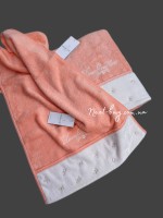 Maison D`or Lavoine Butterfly salmon махровий рушник для сауни 85х150