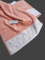 Maison D`or Lavoine Butterfly salmon махровий рушник 50х100 - Зображення 2