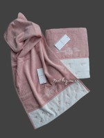 Maison D`or Lavoine Flowers rose махровий рушник для сауни 85х150