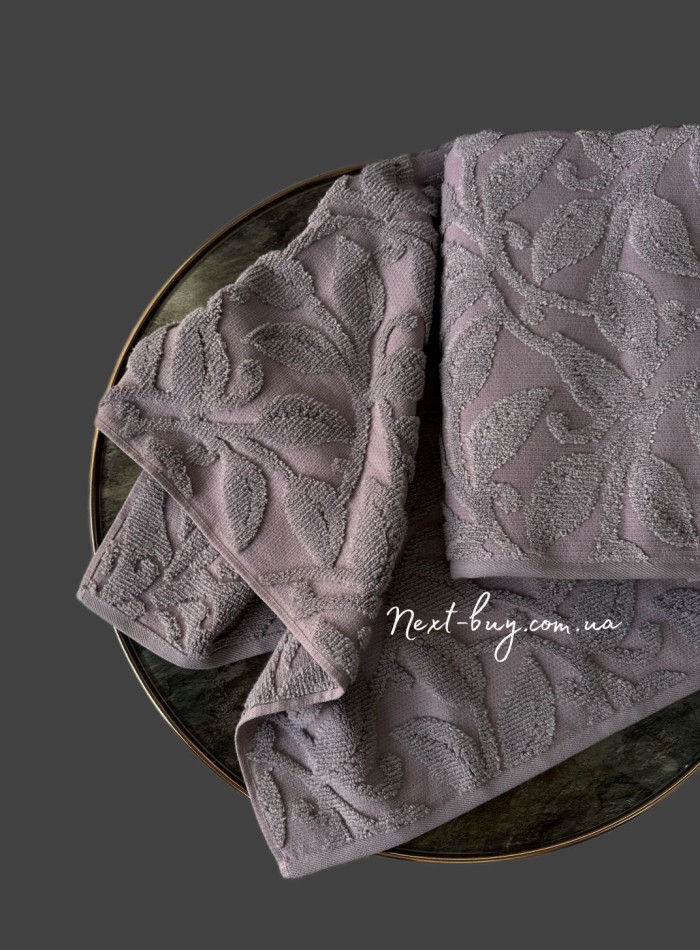 Махровий рушник для обличчя Cestepe Mihribar lilac 50х90 Туреччина - Зображення 2
