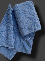 Махровий рушник для обличчя Cestepe Mihribar navy blue 50х90 Туреччина - Зображення 2