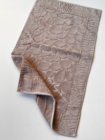 Натуральний килимок-рушник для ніг Febo Paspas beige 50x85