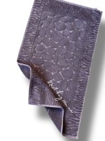 Натуральний килимок-рушник для ніг Febo Paspas lilac 50x85