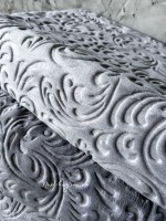 Покривало плюшеве Sarar grey 220х240 Туреччина - Зображення 7