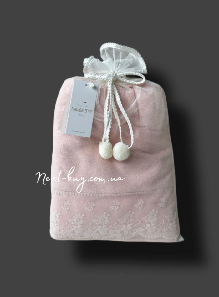 Махровий рушник Maison D'or Sessa rose 50х100см - Зображення 3
