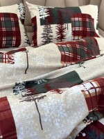 Постільна білизна First Choice фланель Winter beige полуторний 160х220 - Зображення 5