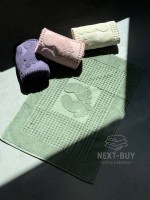 Натуральний килимок-рушник для ніг Febo Ayak paspas green 50x70 - Зображення 4
