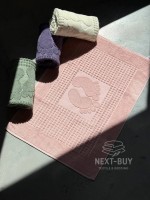 Натуральний килимок-рушник для ніг Febo Ayak paspas pink 50x70 - Зображення 4