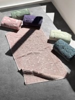 Натуральний килимок-рушник для ніг Febo Paspas rose 50x85 - Зображення 2